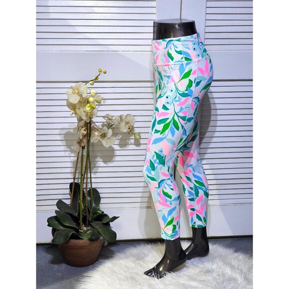 NWOT Lilly Pulitzer Women's Multicolor  Weekender HR Leggings Pants Size M 2772 - Picture 5 of 12